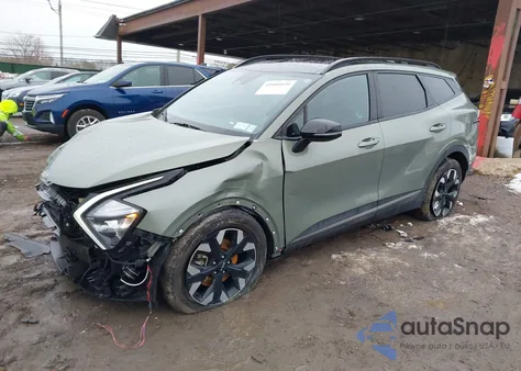 2023 Kia Sportage Plug-In Hybrid X-Line из США, поврежденный, VIN KNDPYDAH6P7062376